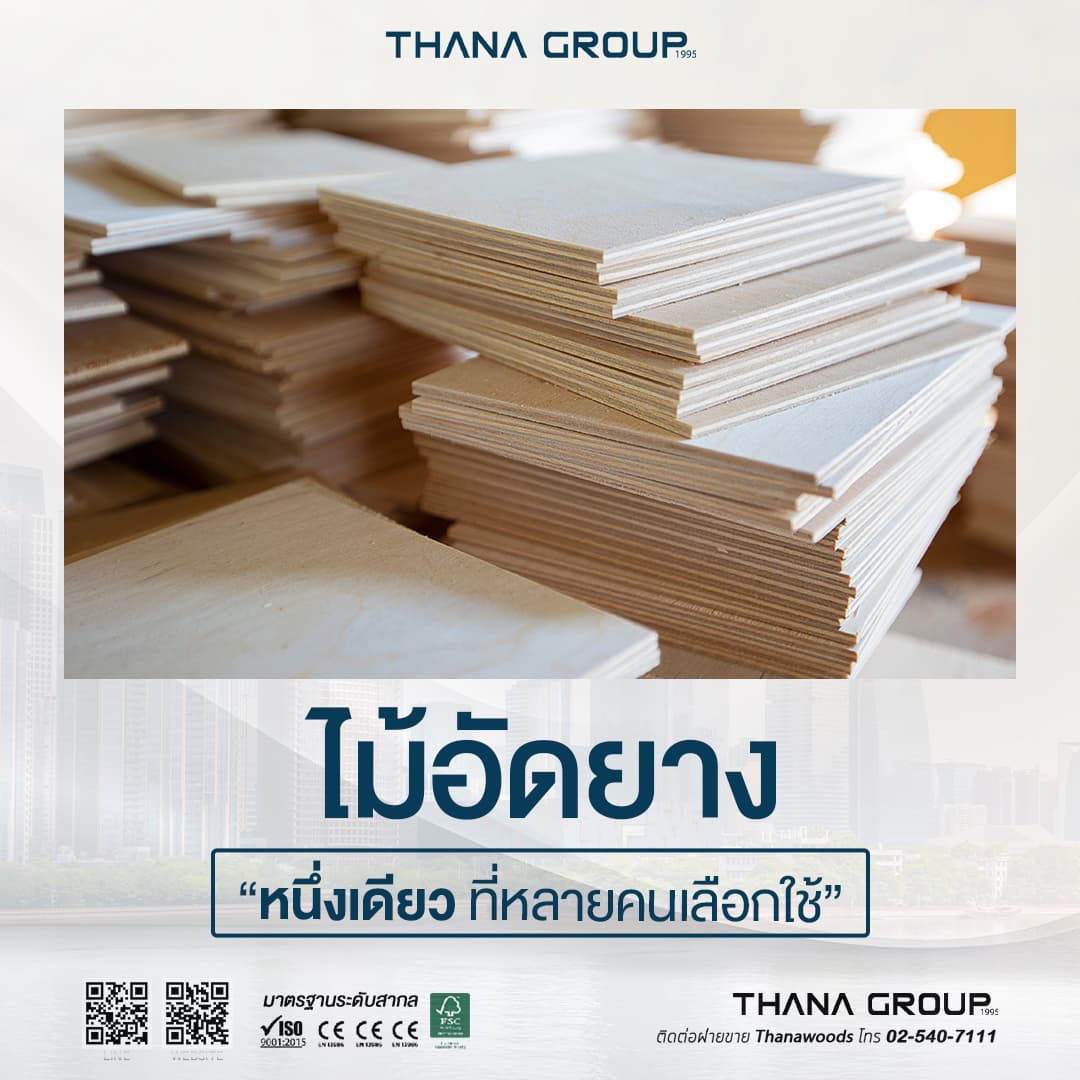 ไม้อัดไม่ได้มีไว้แค่สร้างโครงสร้างหรือแบบหล่อเท่านั้น